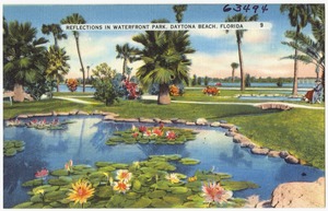 Reflections in Waterfront Park, Daytona Beach, Florida