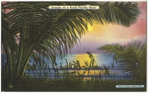 Sunrise on a south Florida shore