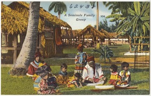 A Seminole family group