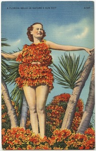 A Florida belle in nature's sun suit