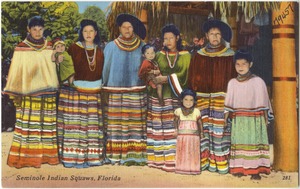 Seminole Indian squaws, Florida