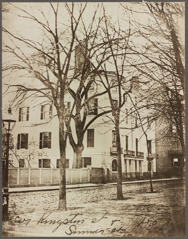 Cor. Kingston St. & Summer St., 1851