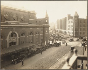 Massachusetts Avenue, from Horticultural Hall, looking toward Westland Avenue, October 27, 1916