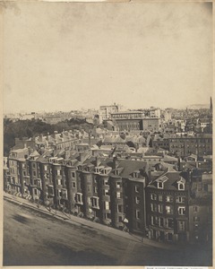 Park Square, 1861 [illegible] side of Boylston St. [illegible] Boston Public Library