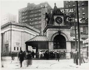 Scollay Square showing subway station