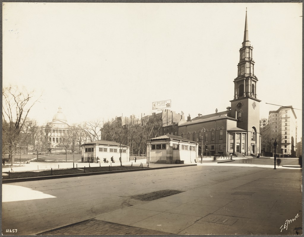 Park Street Church, looking north, April 1, 1906
