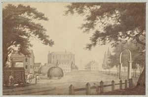 Boston, Massachusetts. Tremont Street in 1799