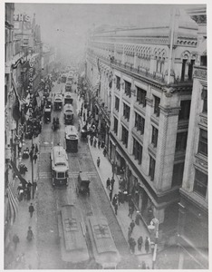 Washington St. looking downtown in 1903 - before days of subway