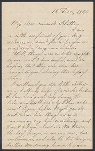Sacco-Vanzetti Case Records, 1920-1928. Correspondence. Bartolomeo Vanzetti to Mr. Schott, December 19, 1924. Box 40, Folder 91, Harvard Law School Library, Historical & Special Collections