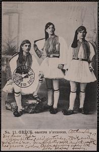 Grèce. Group d'Evzones
