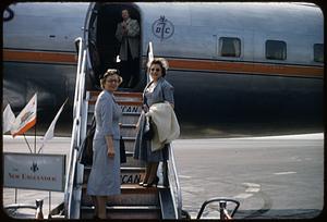 Phil Lombardi & Shirley Kay Lombardi, airport