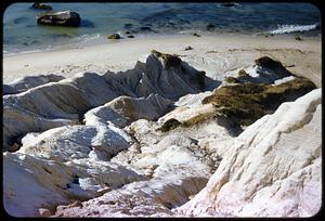Sand cliff, Gay Head, Martha's Vineyard