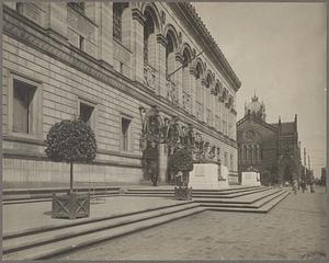 Boston Public Library, front, looking north