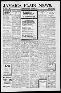 Jamaica Plain News, December 23, 1911