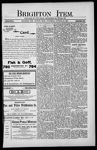 The Brighton Item, October 28, 1893
