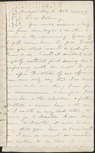 Letter from Zadoc Long to John D. Long, May 11, 1868