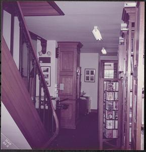 Fiction stacks, main floor, Lawrence Library