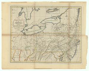 Map of the middle states, of America