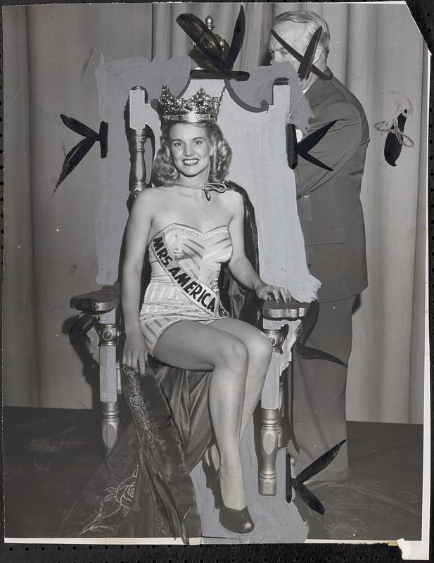 The crowning of Mrs. America