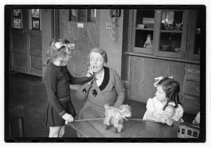 Mabel Adams, principal of Horace Mann School