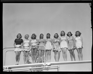 Girls at poolside