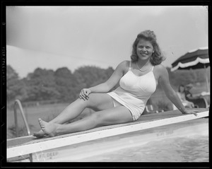 Girls at poolside