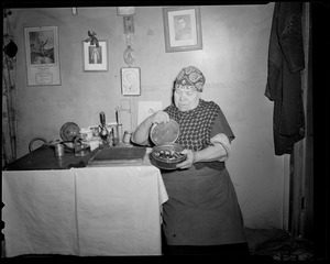 Old woman in bandana