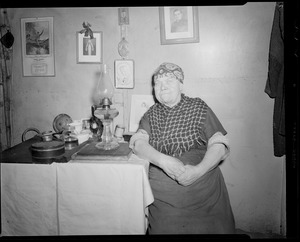 Old woman in bandana