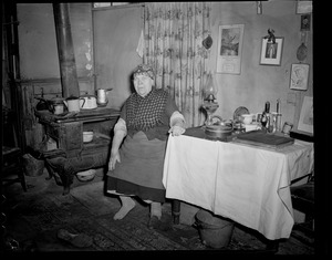 Old woman in bandana