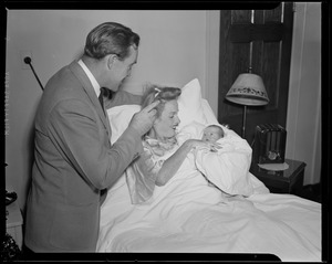 Couple with newborn