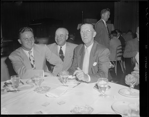 Men at dinner event