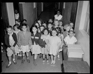 Group of school children