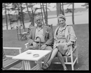 Unidentified elderly couple