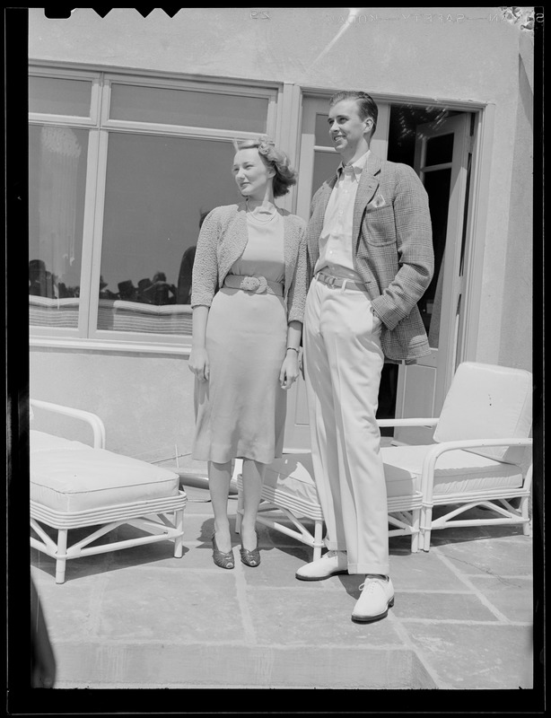 John Roosevelt and Anne Clark