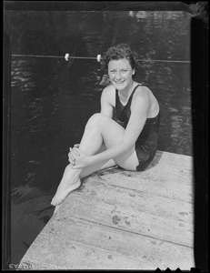 Woman on dock