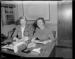 Women in office, possibly related to Fenway