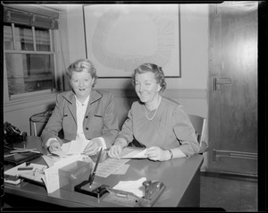 Women in office, possibly related to Fenway