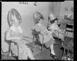 Women in hair salon