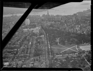 Aerial view of Boston