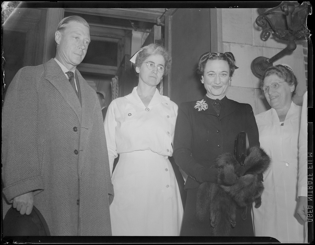 The Duke & Duchess of Windsor visit Boston Digital Commonwealth