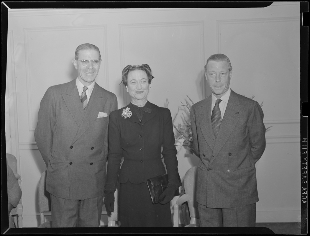 The Duke & Duchess of Windsor visit Boston Digital Commonwealth