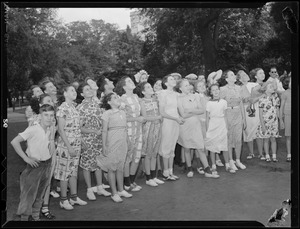 Shirley Temple visits Boston