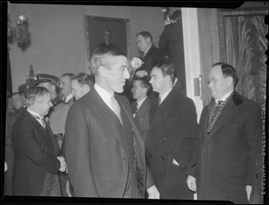 Gov. Saltonstall, event at State House, probably inaugural