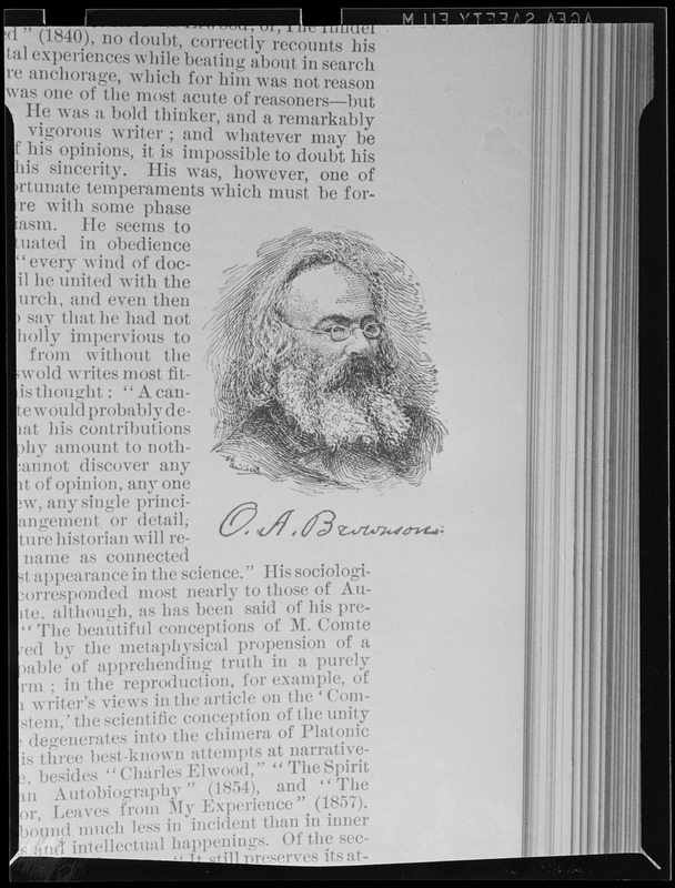 Portrait O. A. Brownson