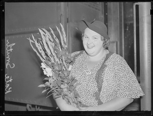 Famous singer Kate Smith at South Station
