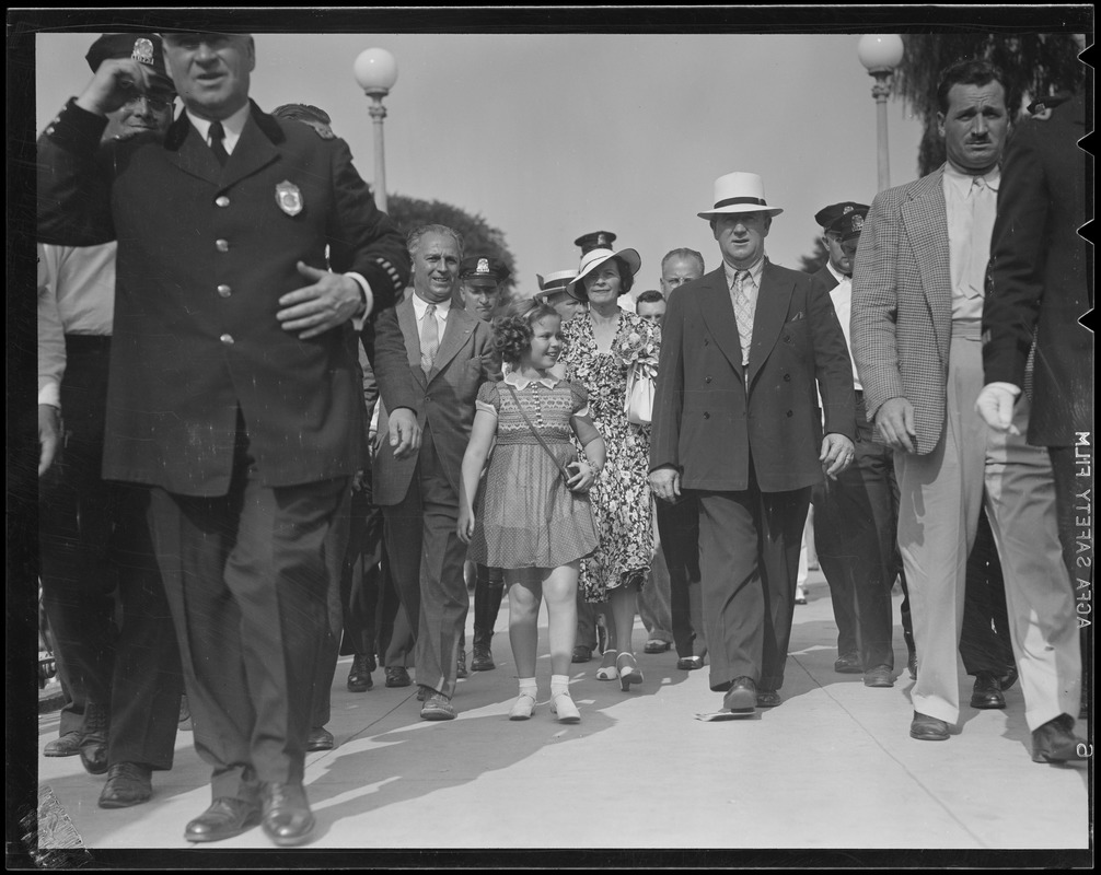 Shirley Temple visits Boston