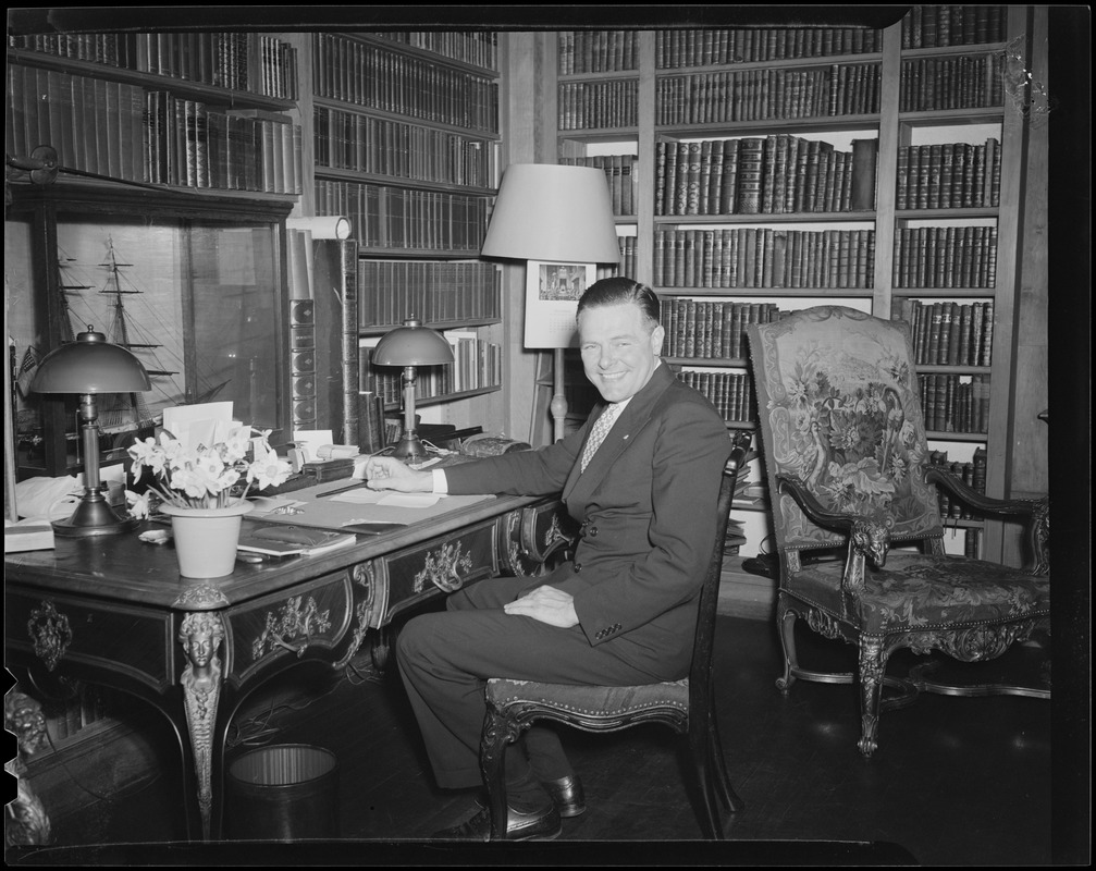 Henry Cabot Lodge, Jr. at his desk