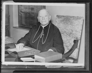 Cardinal O'Connell at his desk