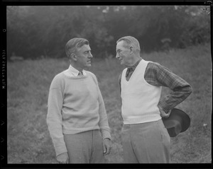 Leverett Saltonstall speaks with Manon golf course