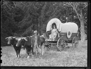 Kansas covered wagon for Alf Landon